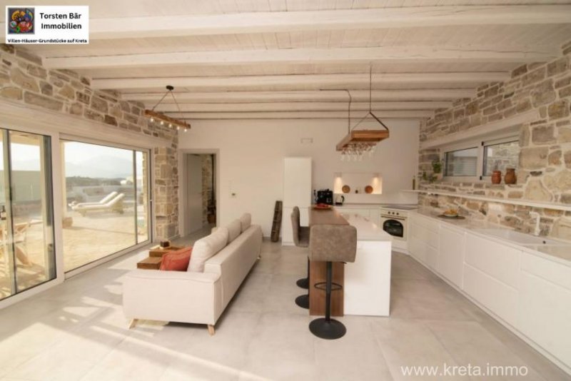 Pitsidia Kreta, Pitsidia: Neu gebaute Luxusvilla mit Meerblick Haus kaufen